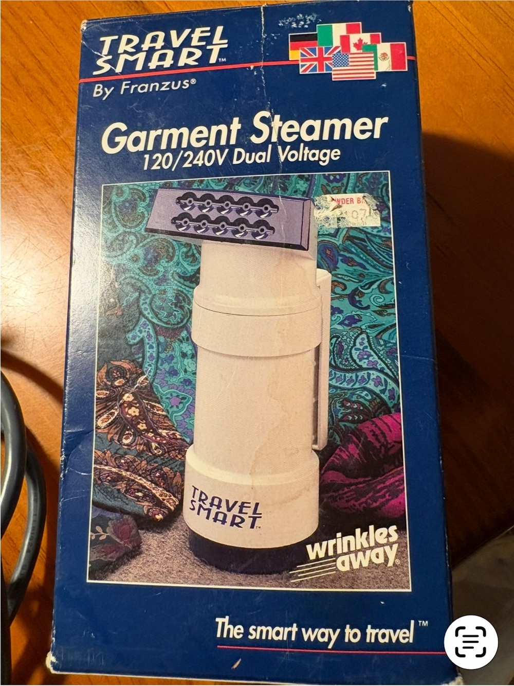 Travel Smart Garment Steamer - White - Travel Steamer by Franzus